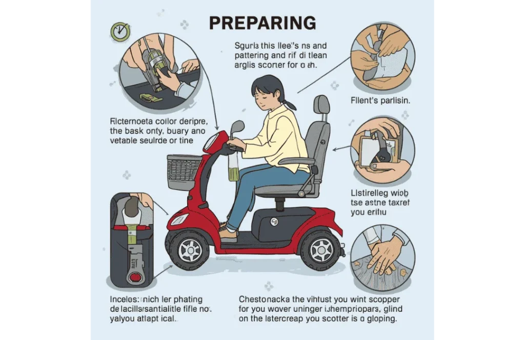 how people travel on planes with mobility scooter