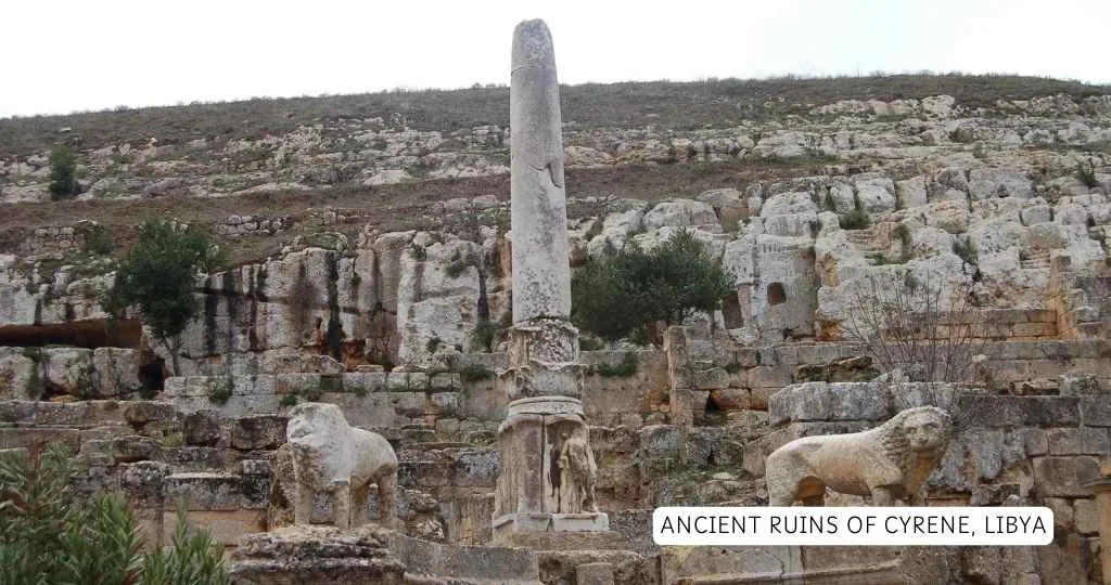 ancient ruins of Cyrene, libya