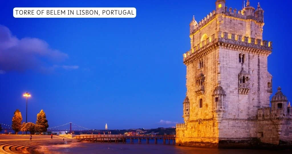 torre of belem in lisbon, portugal
