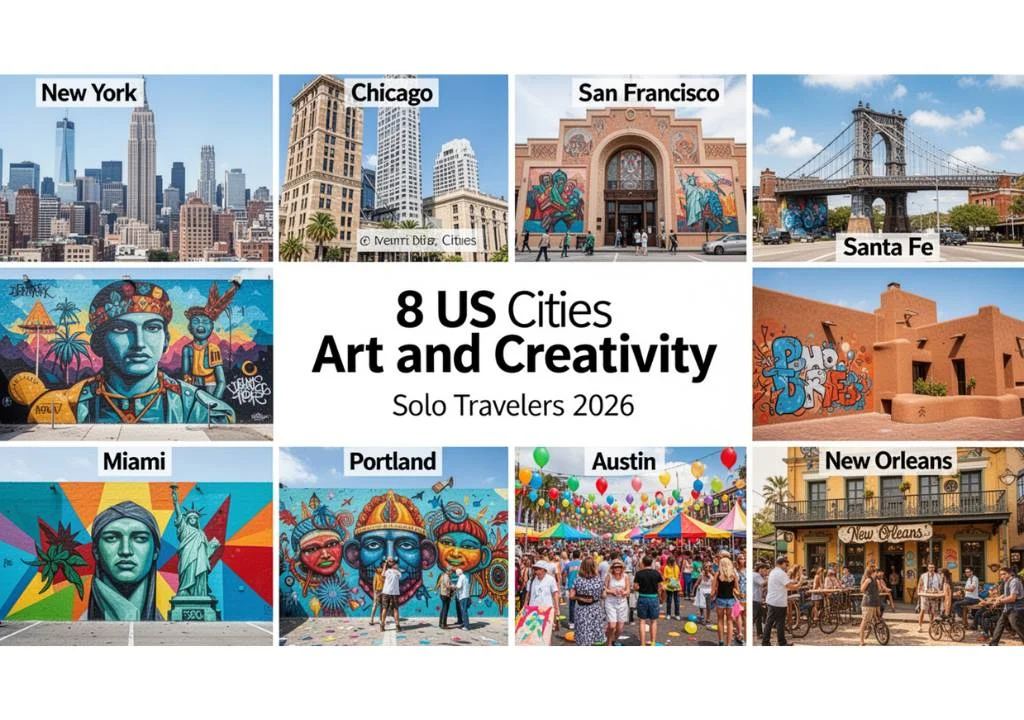 Creative US Cities for Solo Travel